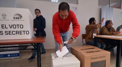 El CNE realizó un primer simulacro de elecciones en Quito, este sábado 29 de julio de 2023. 