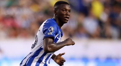 Moisés Caicedo, en un partido con el Brighton, el 27 de julio de 2023. 