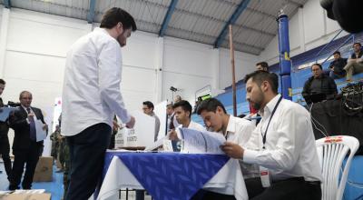 El CNE realizó un primer simulacro de elecciones en Quito, este sábado 29 de julio de 2023.