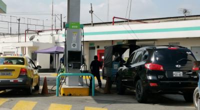 Imagen referencial de una gasolinera al norte de Guayaquil. 