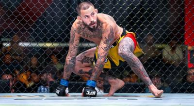 El ecuatoriano Marlon 'Chito' Vera, durante un combate en la UFC.