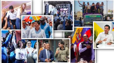 Los ocho candidatos presidenciales desarrollaron sus cierres de campaña este 17 de agosto de 2023.