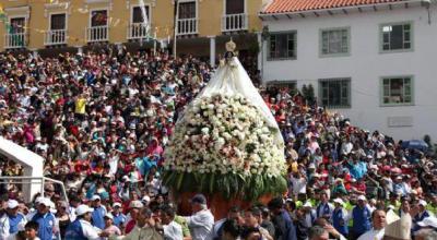 Imagen referencial de la romería Virgen de El Cisne