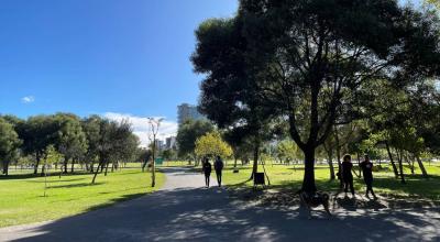 El parque La Carolina, en Quito, el 20 de julio de 2023. 