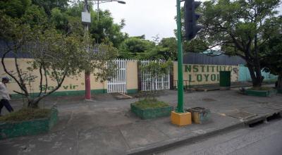 fachada del Instituto Loyola, institución de educación primaria y secundaria mixta católica privada fundada por jesuitas en Managua, Nicaragua, el 24 de agosto de 2023.