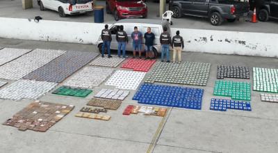 Tres toneladas de droga fueron decomisadas por la Policía, el 23 de agosto, en Guayaquil.