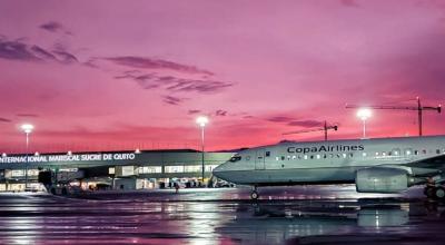 Imagen referencial de un vuelo comercial en el Aeropuerto Mariscal Sucre de Quito. Junio de 2023.