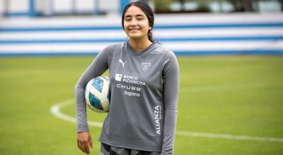 Jael Montalvo, jugadora de Guerreras Albas, durante una entrevista con PRIMICIAS.