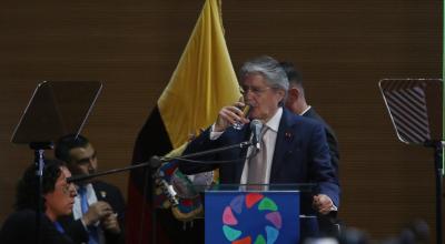 El presidente de la República, Guillermo Lasso, asistió a la presentación de Resultados de la Encuesta Nacional de Desnutrición Infantil, el 5 de septiembre de 2023. 