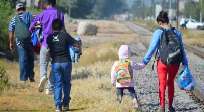 Niños migrantes en México 2023