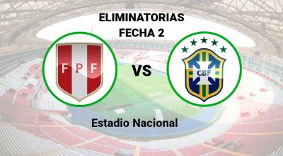 Perú se enfrenta a Brasil en el estadio Nacional de Lima, el 12 de septiembre de 2023.