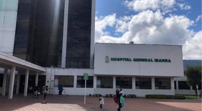 Imagen referencial del Hospital del IESS en Ibarra. Julio de 2023.