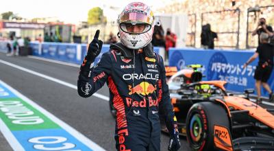 Max Verstappen, luego de la clasificación del Gran Premio de Japón, el 23 de septiembre de 2023.