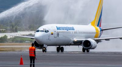 Imagen referencial de un avión de Aeroregional.