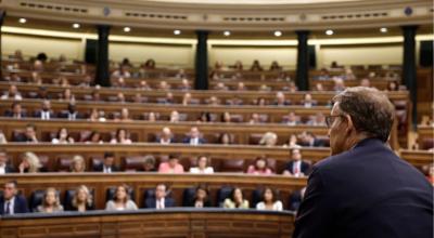 El líder conservador Alberto Núñez Feijóo no consiguió el respaldo necesario en el Congreso español.