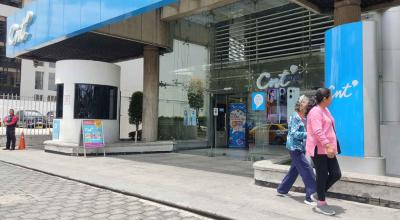 Agencia de CNT en la avenida Naciones Unidas, Quito. 29 de septiembre de 2023.