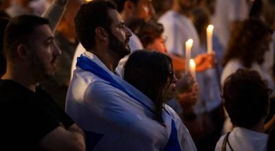 Concentración en apoyo a Israel, en Florida, el 9 de octubre de 2023.