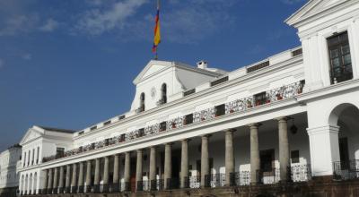Fachada del Palacio de Carondelet, sede de la Presidencia de Ecuador.