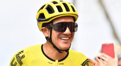 El ciclista ecuatoriano Richard Carapaz, durante la Volta a Catalunya, el 24 de marzo de 2023.