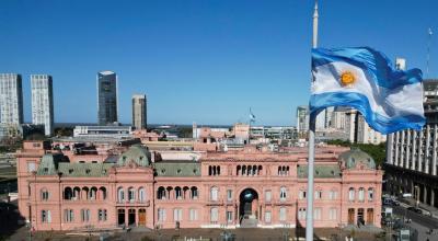 Imagen de la Casa Rosada, sede del Gobierno de Argentina.