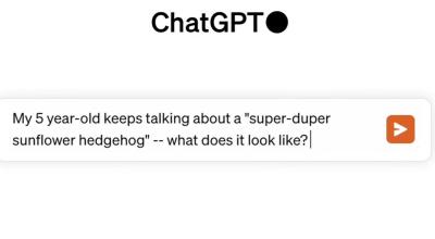 Imagen referencial de una petición o pregunta en el chatbot de Open AI, el ChatGPT.