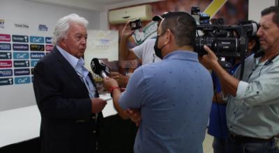 Danilo Carrera, cuñado del presidente Guillermo Lasso, en un evento en 2022.