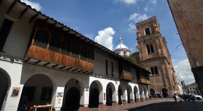 Panorámica de una calle de Cuenca, el 3 de noviembre de 2023.