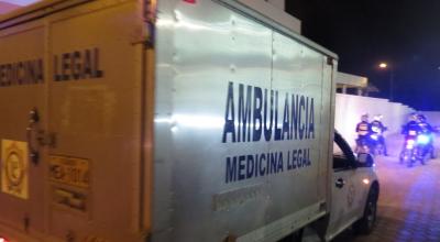 Imagen referencial. Una ambulancia de Medicina Legal.