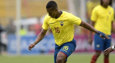 Antonio Valencia, durante un partido con la selección ecuatoriana por Eliminatorias, el 28 de marzo de 2017. 