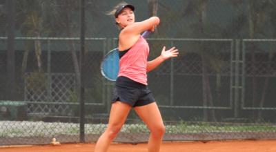 La tenista ecuatoriana Elisa Dávalos estudia en Estados Unidos.