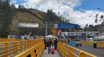 Imagen referencial de la zona de frontera entre Ecuador y Colombia, donde asesinaron a tres miembros de la banda Los Choneros.