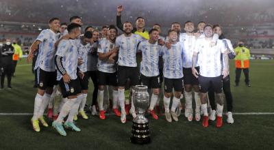 Argentina se quedó con la última edición de Copa América al vencer a Brasil, el 10 de julio de 2021.
