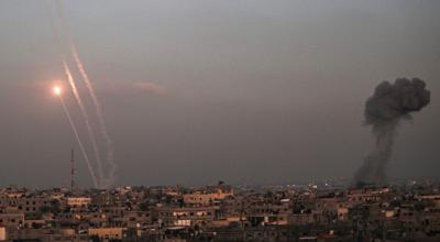Panorámica de la Franja de Gaza, desde donde salieron cohetes en dirección a Israel, el 1 de diciembre de 2023.