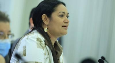 La nueva presidenta interina de El Salvador, Claudia Juana Rodríguez de Guevara, en una foto de archivo de 2011.