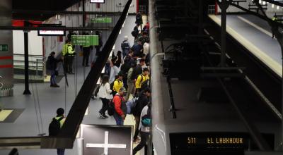 Primer día de operaciones del Metro de Quito, este 1 de diciembre de 2023.