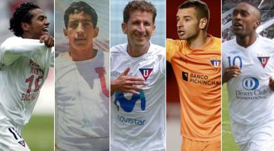 Franklin Salas, Polo Carrera, Patricio Urrutia, Adrián Gabbarini y Luis Bolaños han llevado a Liga a títulos nacionales.
