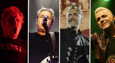 Roger Waters, David Summers (Hombres G), Alejandro Fernández y Alejandro Sanz.