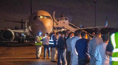 Imagen referencial de un vuelo de repatriación de migrantes irregulares desde Estados Unidos, en septiembre de 2023.