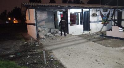 Destrozos causados por explosión en UPC del barrio El Conde, en Quitumbe, el 10 de enero del 2024.