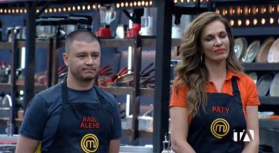 Raúl Santana y Patricia Terán, eliminados de MasterChef Celebrity Ecuador