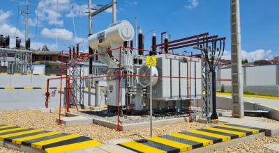 Imagen referencial. Subestación eléctrica Los Cerezos, ubicada en Cuenca.