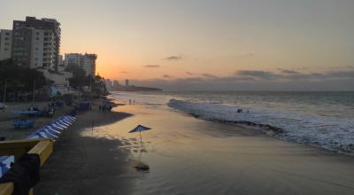 La playa El Murciélago, en Manta, suele ser una de las más visitadas de ese cantón manabita.