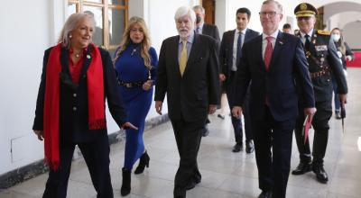 Christopher Dodd, asesor presidencial de Estaods Unidos, durante su visita a Ecuador en diciembre del 2022.