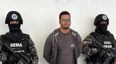 La Policía de Ecuador detuvo a Carlos Landázuri, alias 'El Gringo', líder del Frente Oliver Sinisterra.