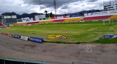 Vista panorámica del estadio Alejandro Serrano Aguilar, en Cuenca.