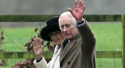 El rey Carlos III de Inglaterra y la reina consorte Camila.