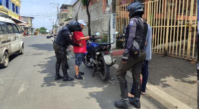 Imagen de referencia sobre un operativo policial en Guayaquil el 12 de febrero de 2024.