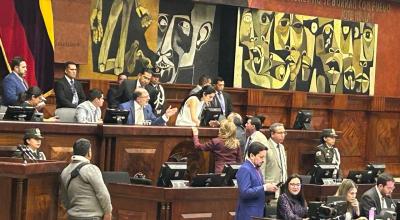 En varios momentos de la sesión hubo reclamos de los asambleístas.