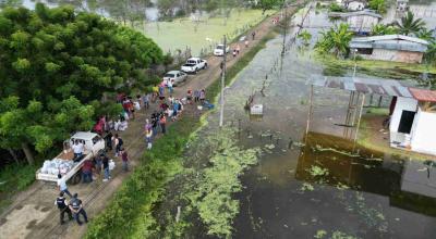 Inundaciones por Fenómeno de El Niño en Tosagua, Manabí, 22 de febrero de 2024.
