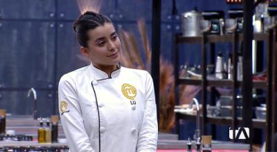 Luciana Guschmer, eliminada de MasterChef Celebrity Ecuador.